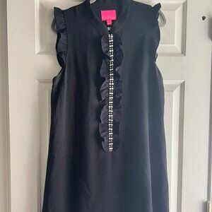 Adalee Embellished V-Neck Shift Dress
